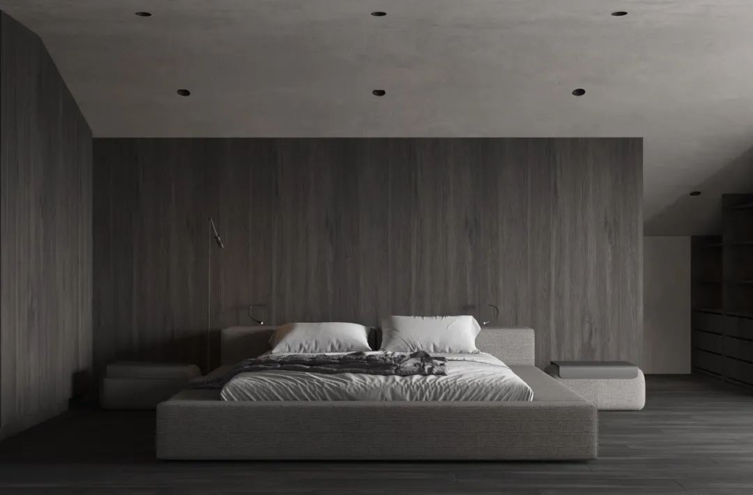 235㎡极简灰住宅丨DINARA YUSUPOVA-23