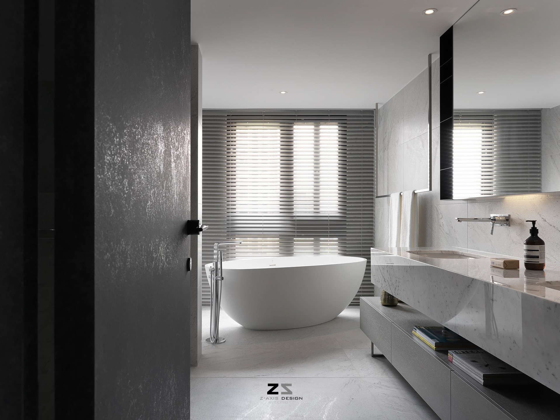 台中郭宅 Z 轴空间设计，旋转电视串联生活空间-32