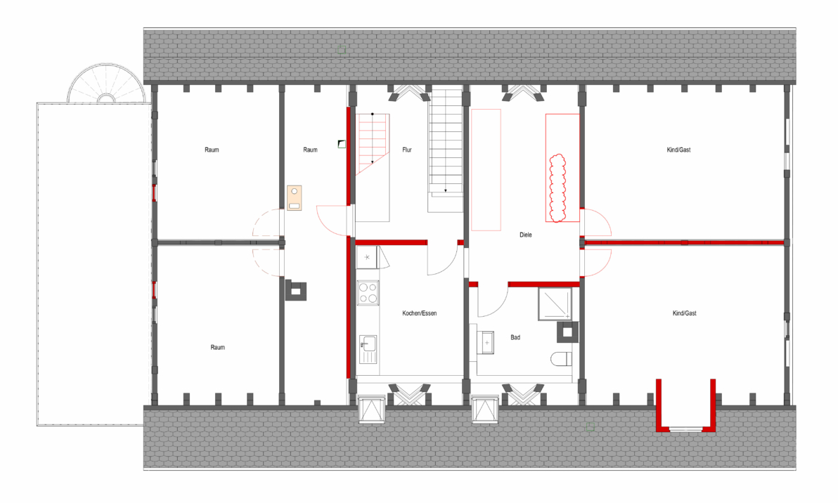  Sanierung eines denkmalgeschützten Wohngebäudes - buerohauser-41