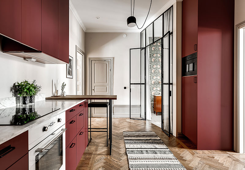 斯德哥尔摩公寓 | 个性化色彩与墙饰设计-9