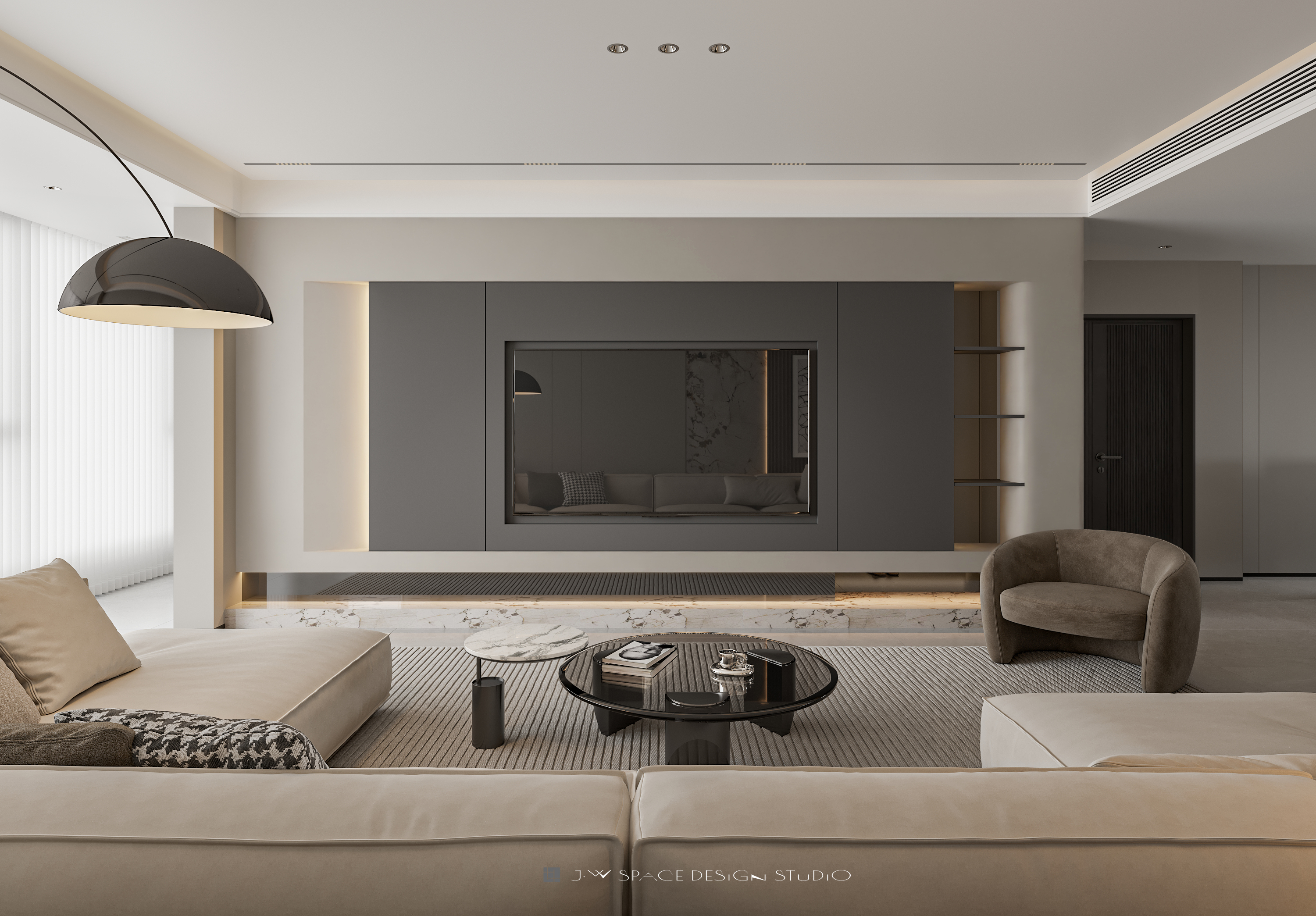 国宝凯瑞洋房平层室内设计丨中国洛阳丨井外空间设计-13