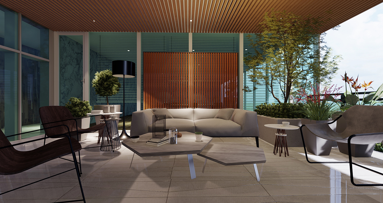 办公楼露台设计                     -4