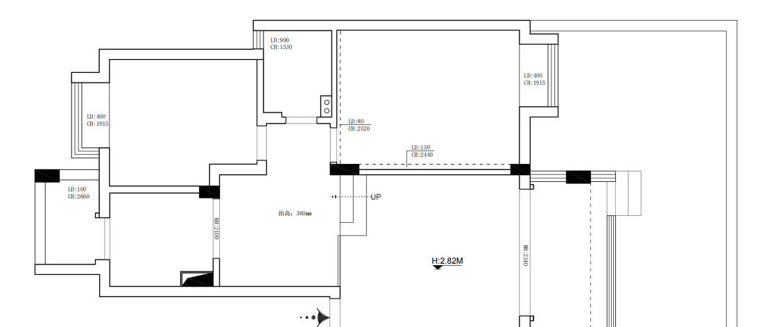 奶油复古风二居室-1