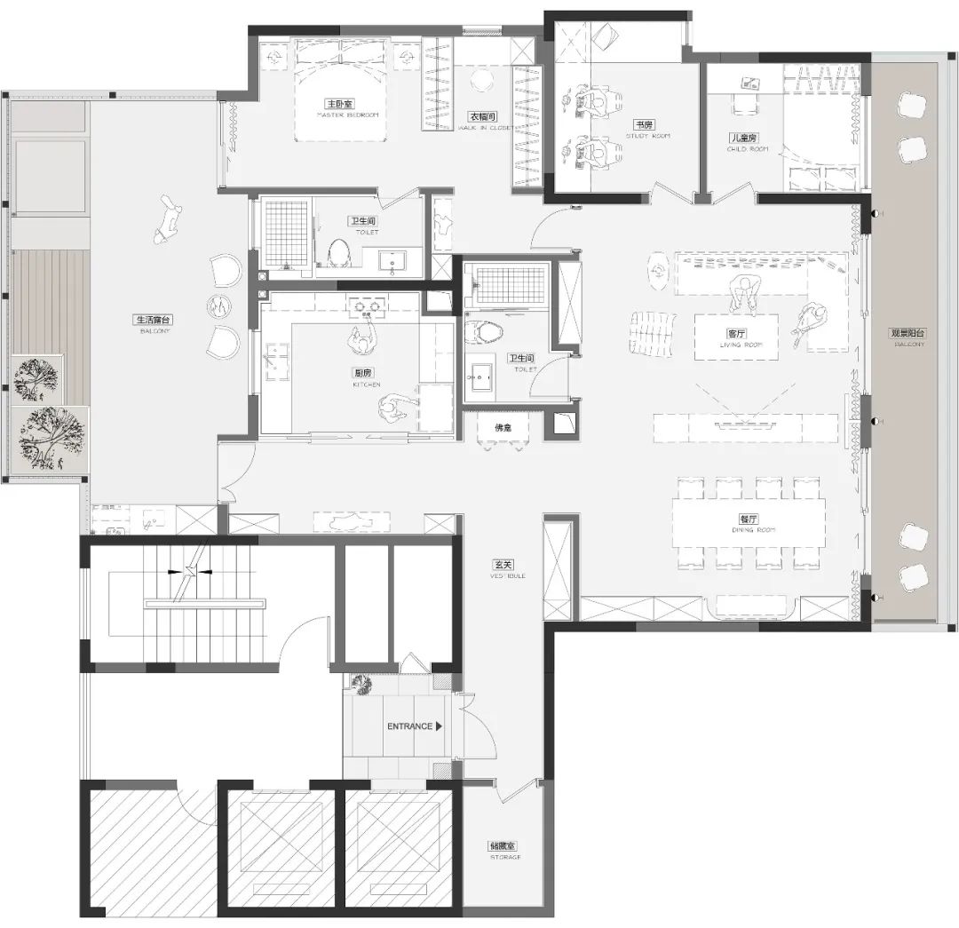 首发｜SID新作：人生得意须尽宽，200平顶层雅奢大宅！-35