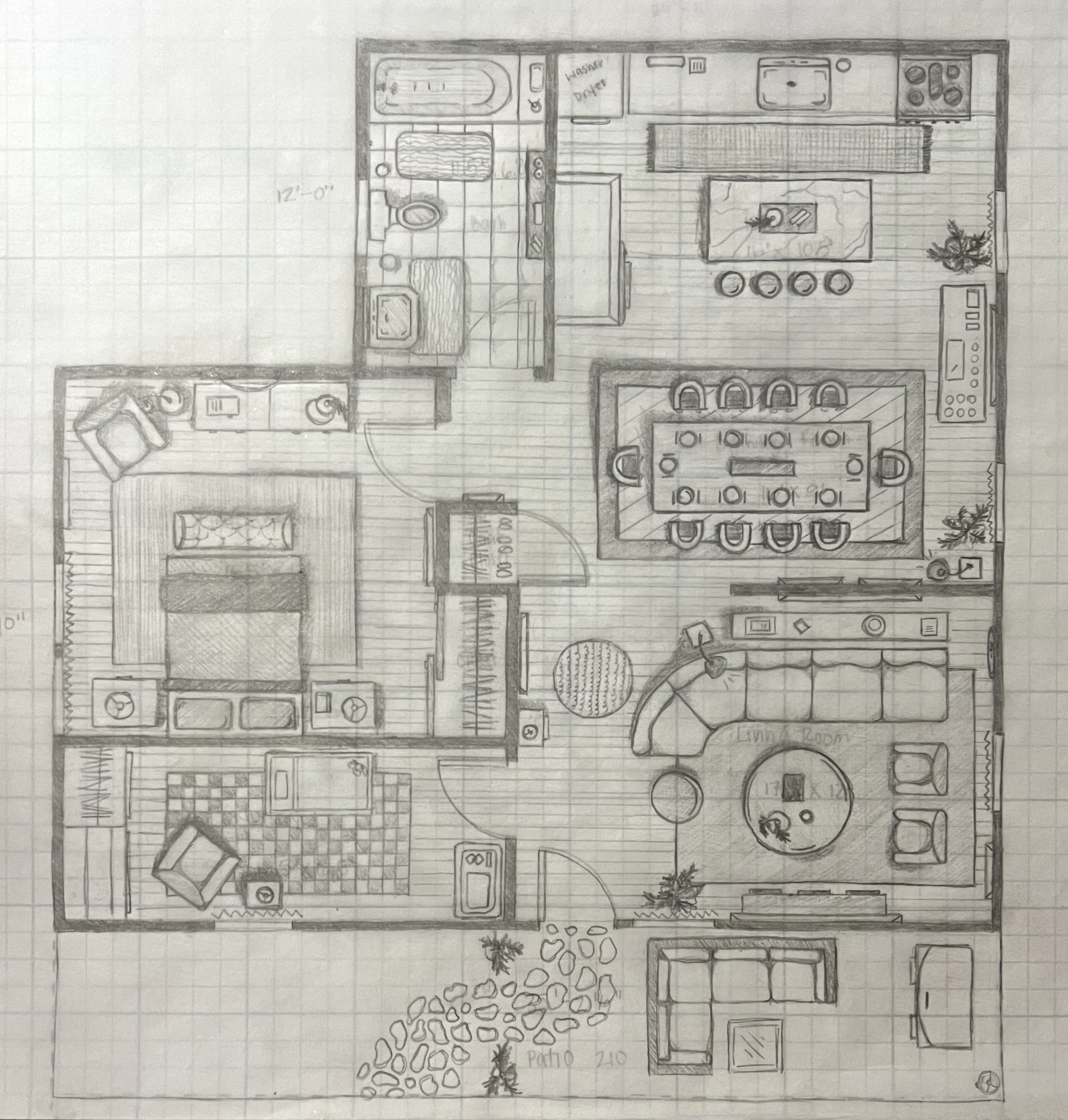 一居室公寓室内设计-4