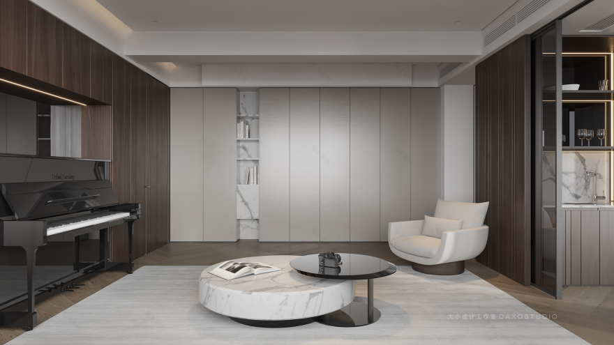 新光·皇庭水岸 520㎡顶复奢宅丨中国福建丨大小设计工作室-39