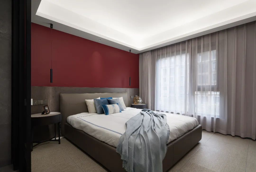 现代轻奢大平层 | 灰奢有度的中央御景社交空间-41