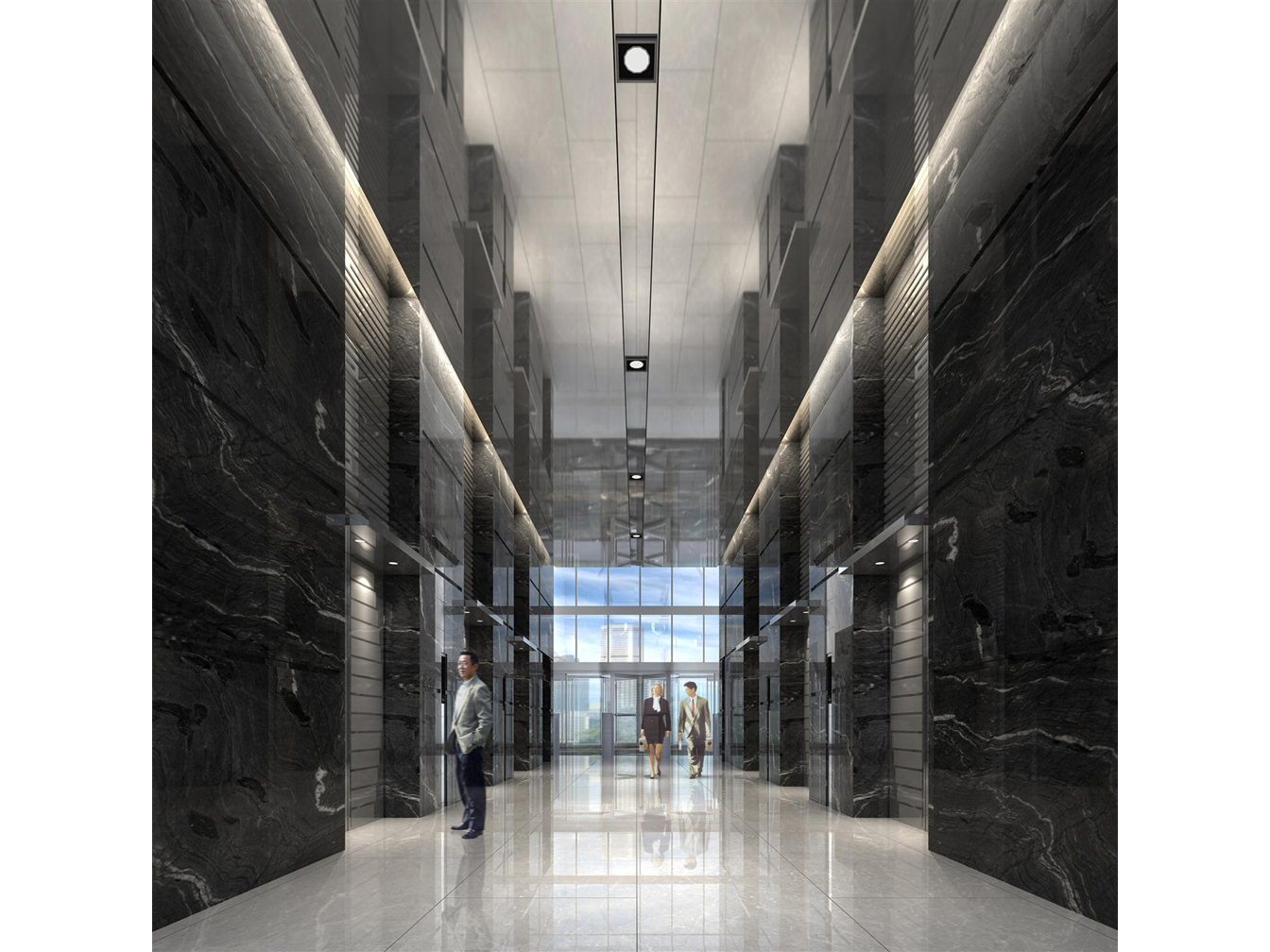 中海油大楼办公空间(方案设计概念)-1