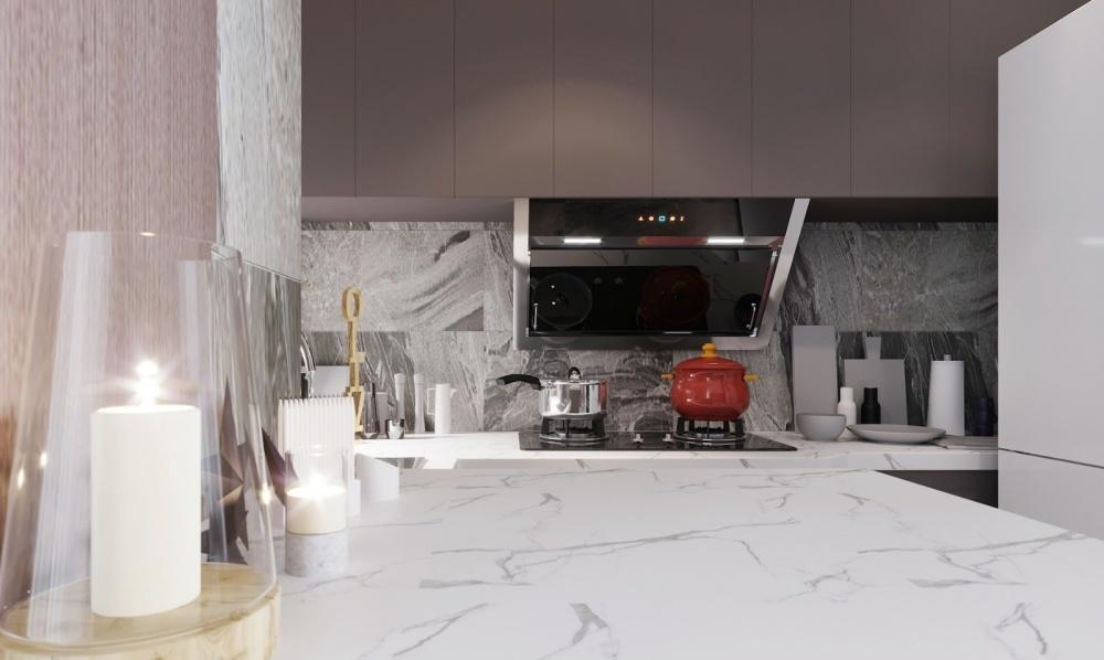 红而不灼·美式轻奢,演绎纯粹本质的温馨家居-12