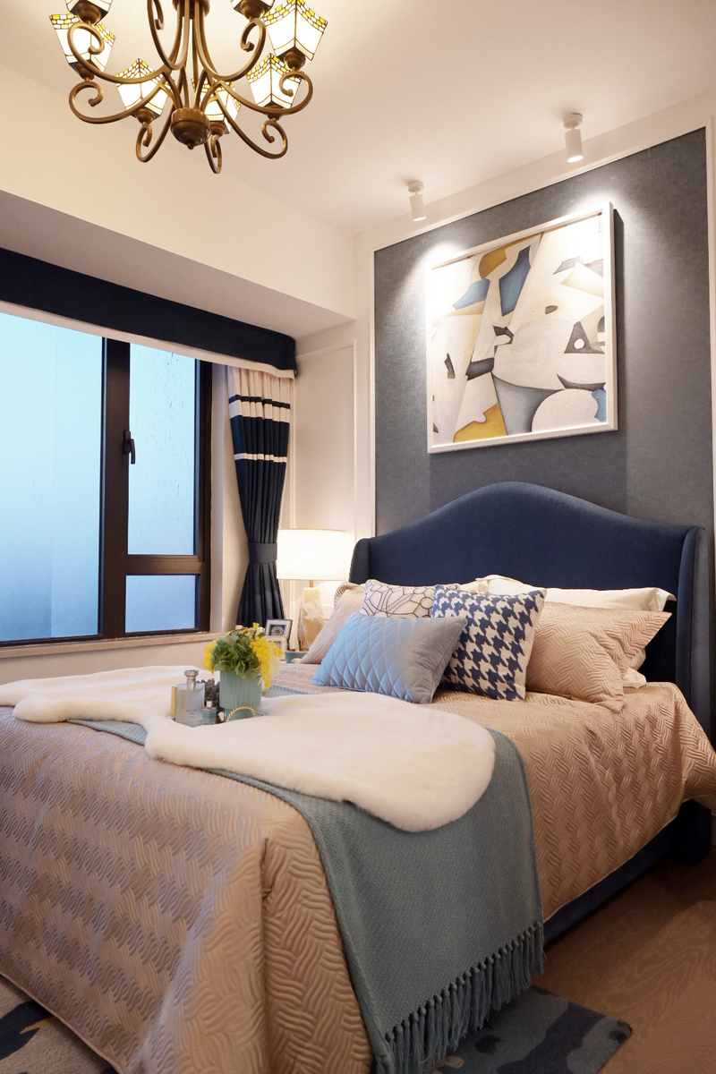 汕头龙光熙海岸C户型地中海风格样板房设计-17