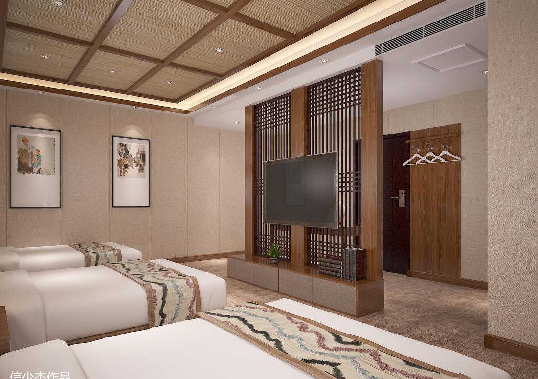南阳酒店标间设计展示-14