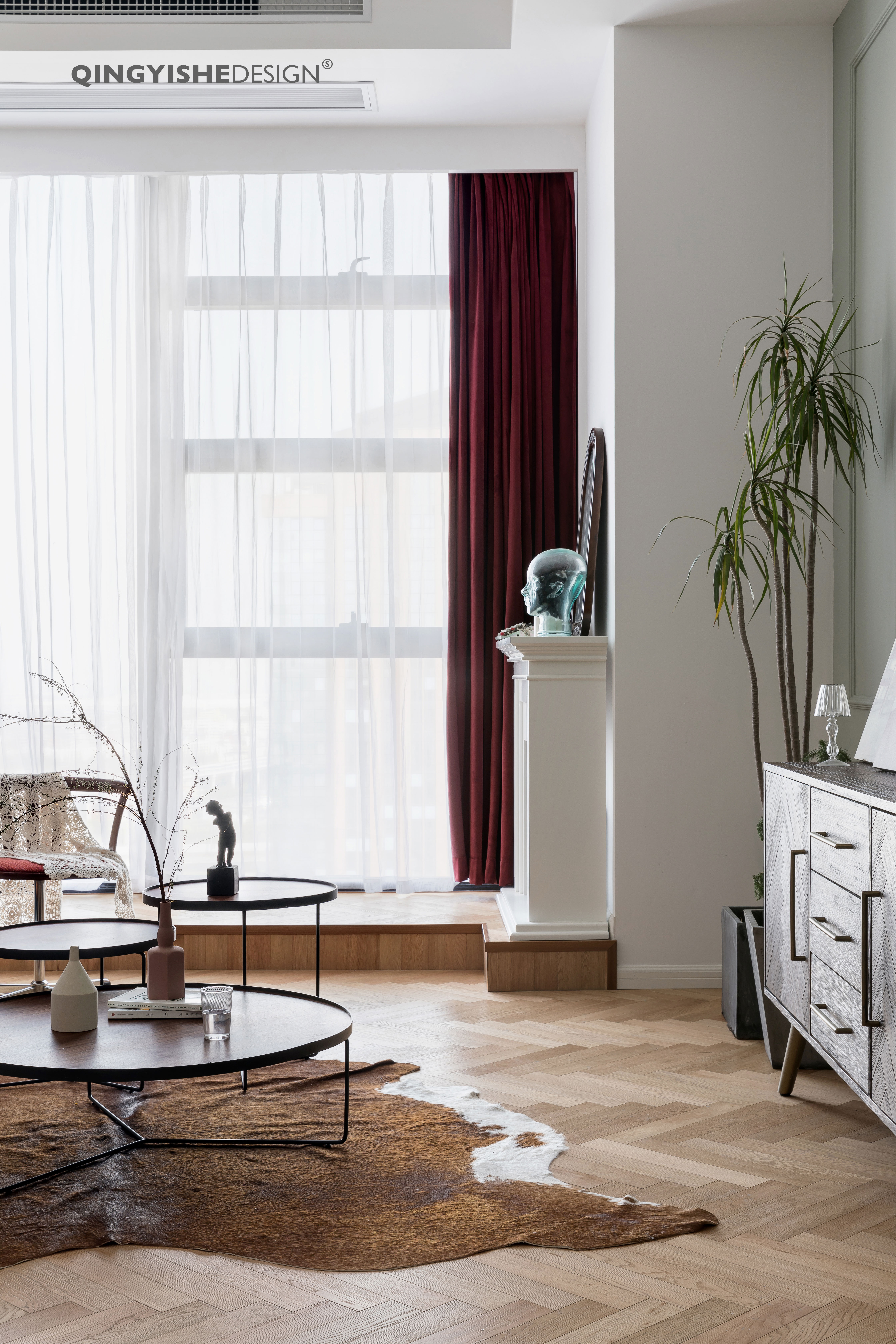 双层复古豪宅 | 层高利用与中古元素的魅力结合-25