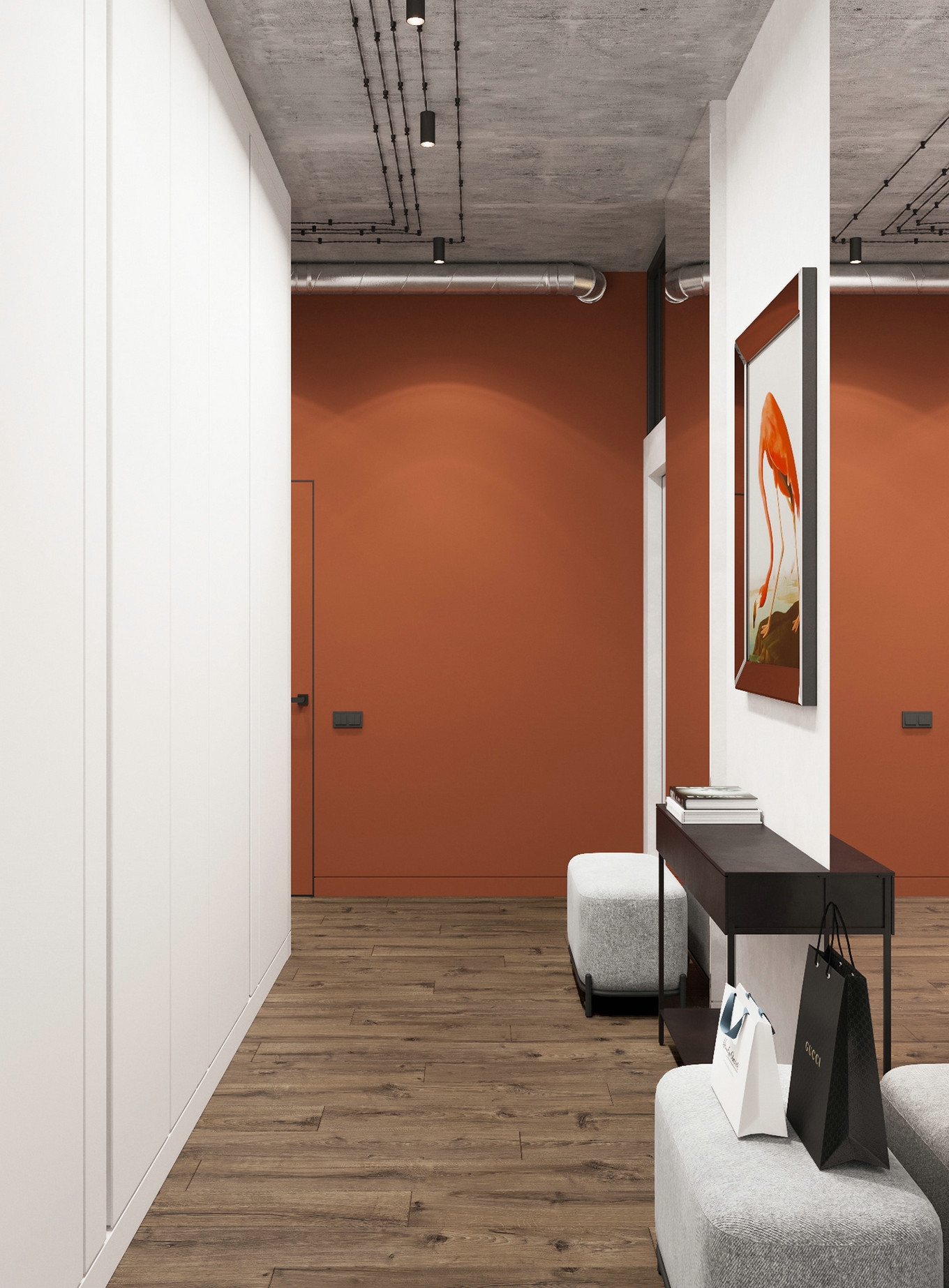 橙黑极简生活，现代简约设计的探索-1