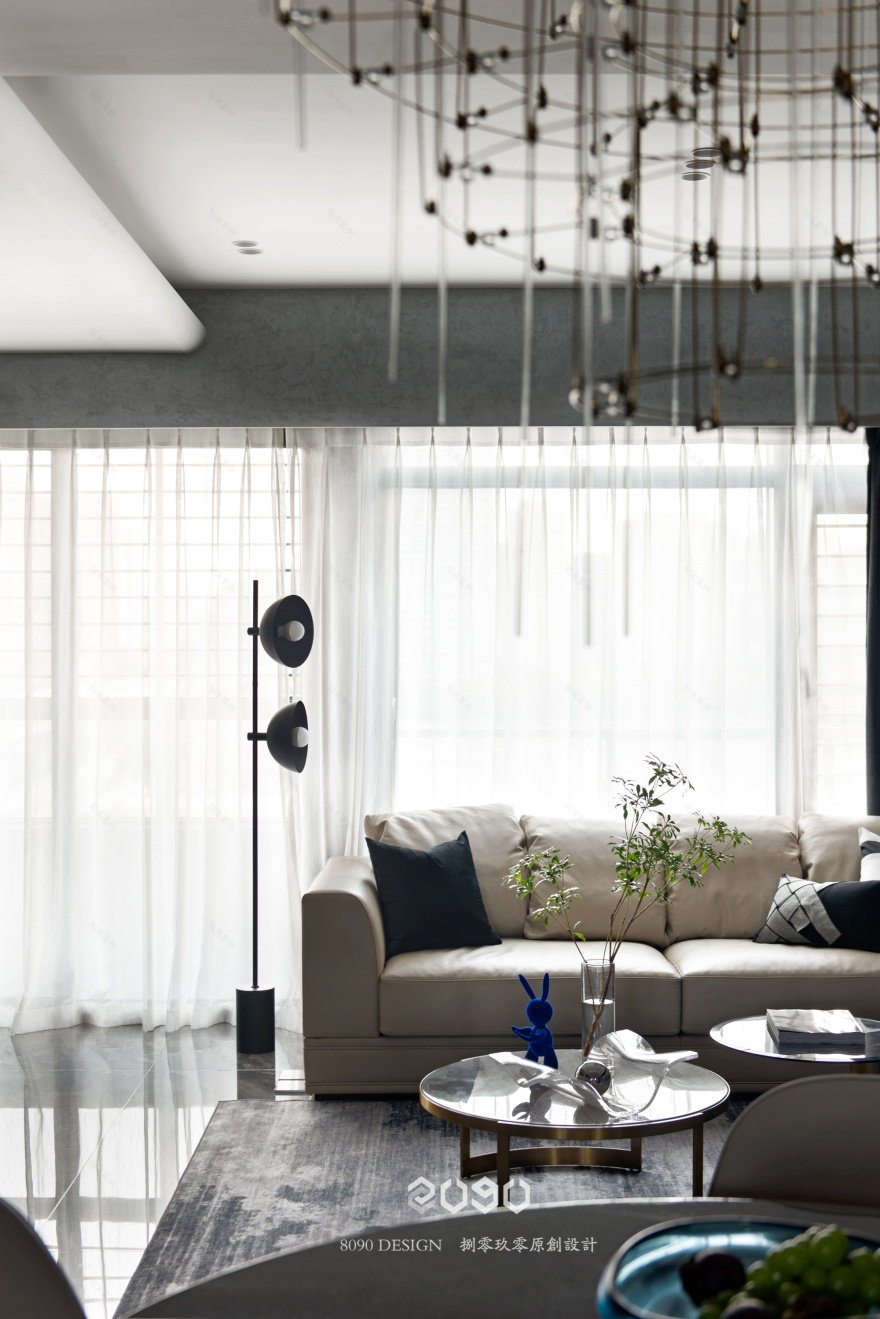 顶楼现代简约风设计丨中国杭州丨杭州 8090 原创设计-22