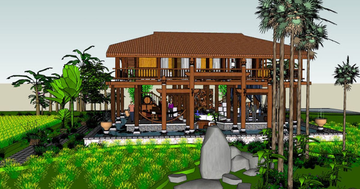 越南南部水乡别墅设计-9