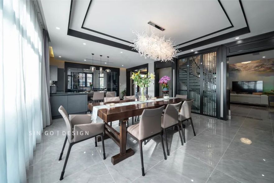 意式浪漫邂逅中式情怀 · 570㎡现代中式别墅设计丨中国上海丨武延玲-41