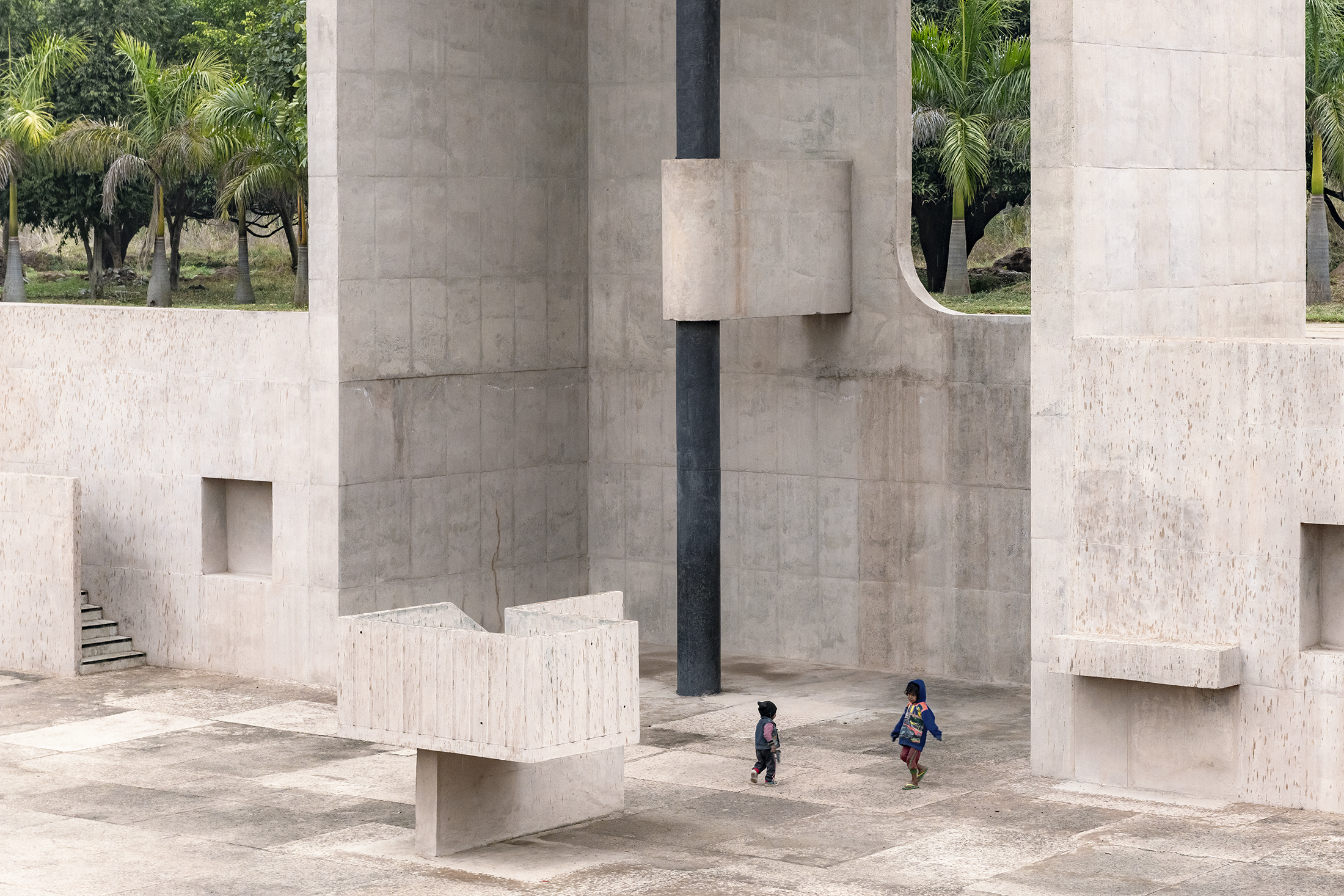 “张开的手”纪念碑丨印度昌迪加尔丨勒·柯布西耶-16