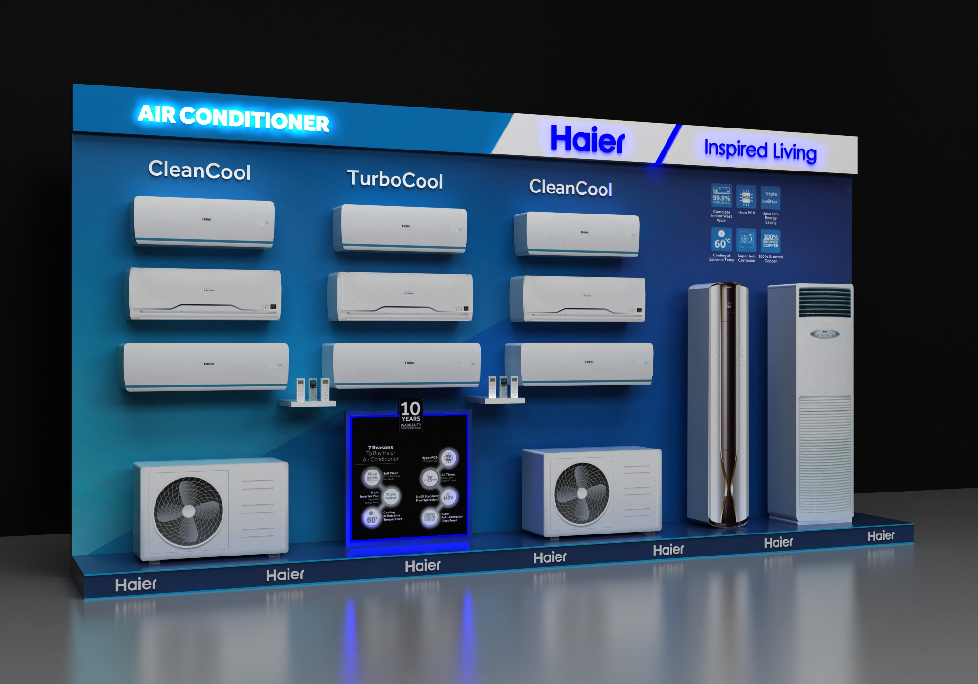 Haier Product Display Rack-5