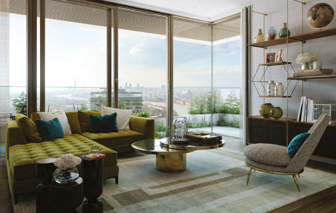 伦敦顶级花园豪宅 Wardian | 几何大胆线条与翠绿自然的完美融合-51