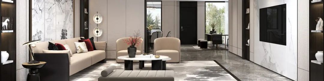 武汉品承设计|| 绿地名邸公馆|| 现代简约|250m²-127