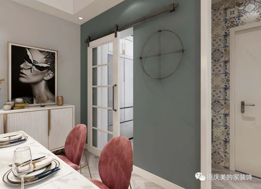 龙湖悠澜 142㎡莫兰迪色暖居,高级感与温馨并存-25