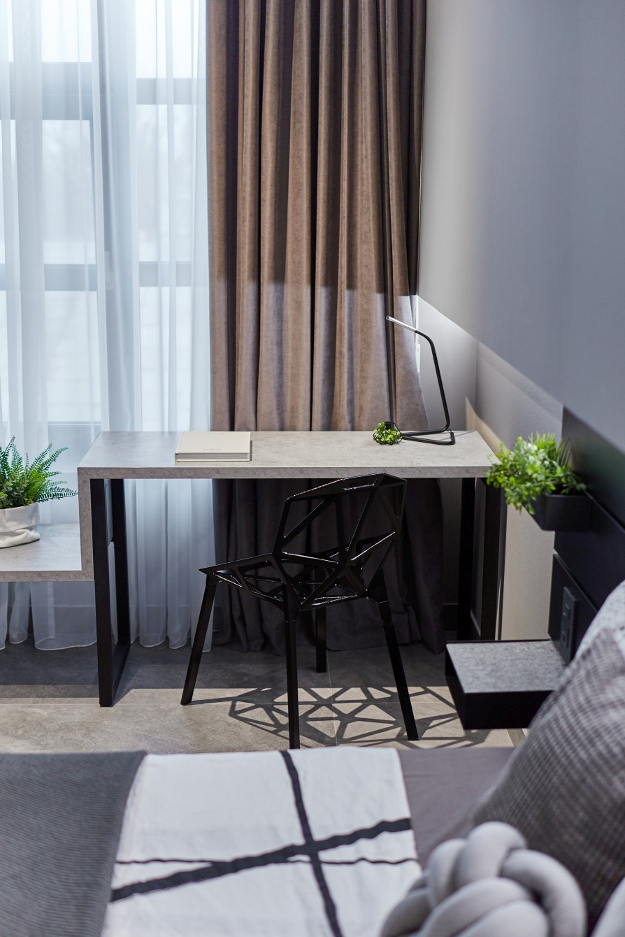 罗马尼亚顶层公寓工业风格设计案例-31