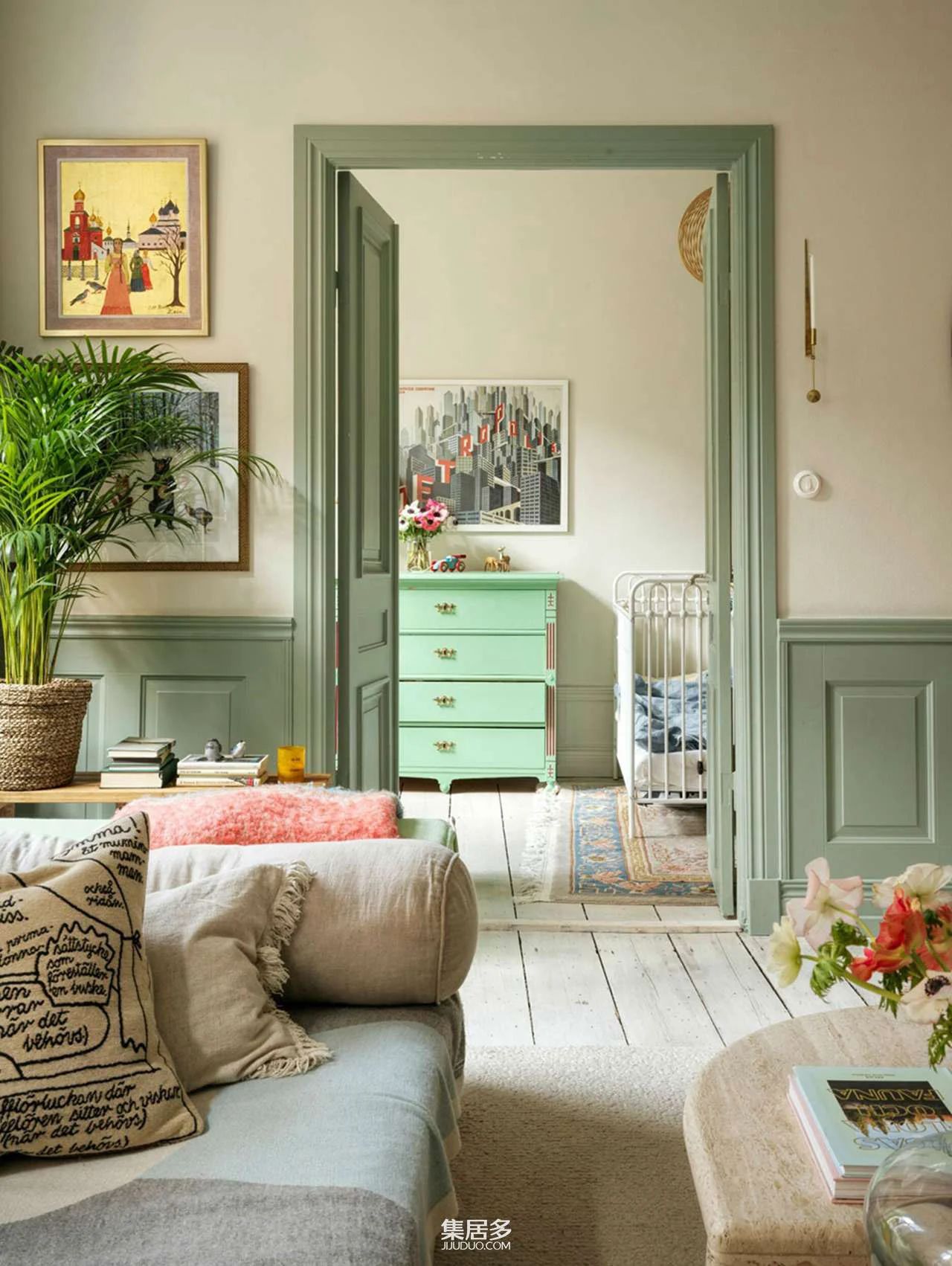 斯德哥尔摩色彩之家丨瑞典斯德哥尔摩丨桑德拉·拜尔和她的丈夫-16