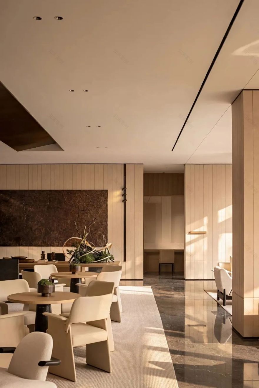 1054㎡原木极简的售楼处丨中国-11