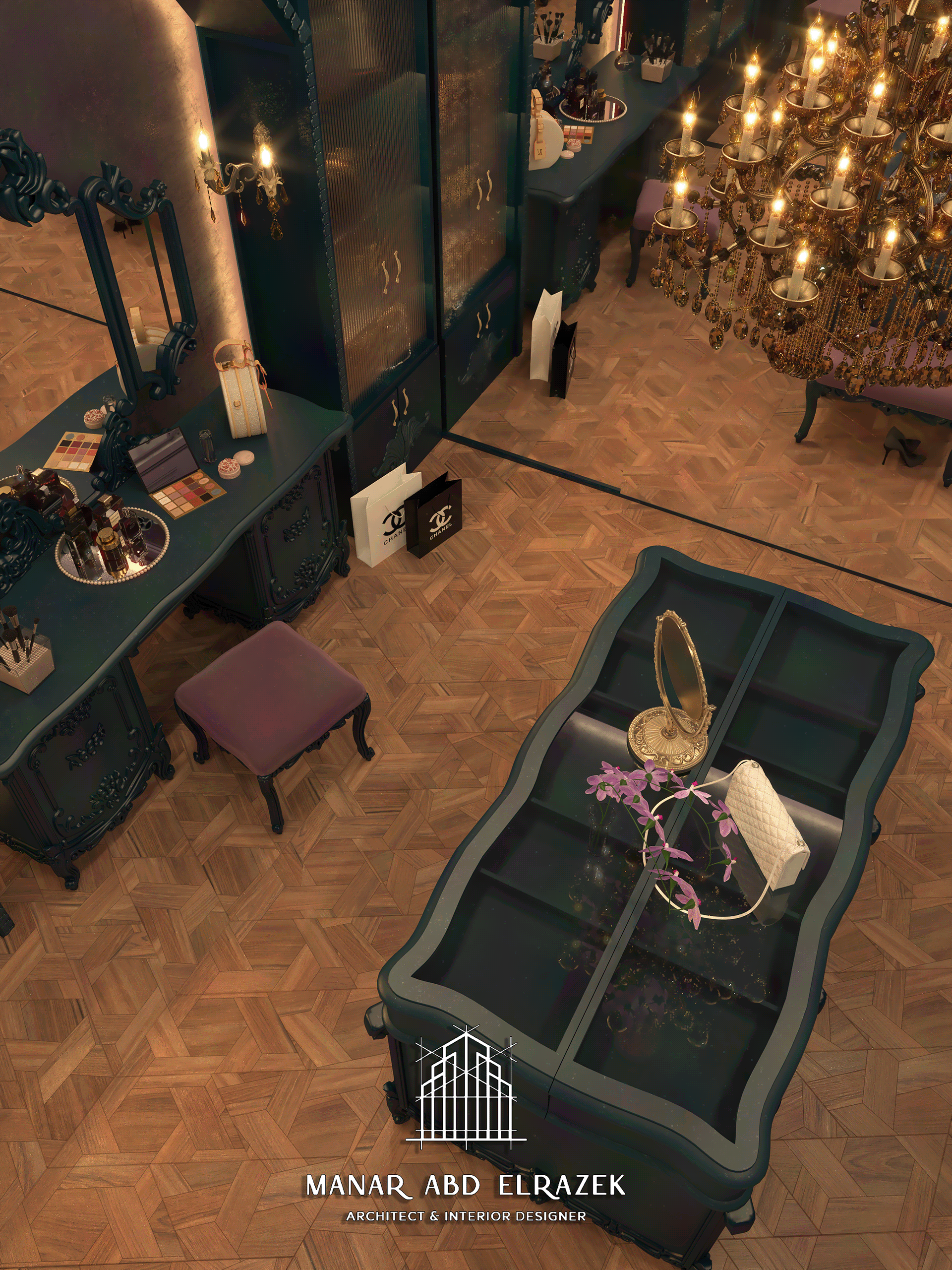 哥特女孩卧室丨卡塔尔多哈丨True Home Company-19