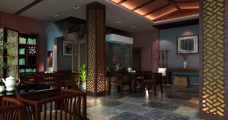 茶馆.茶楼设计案例效果图2-3