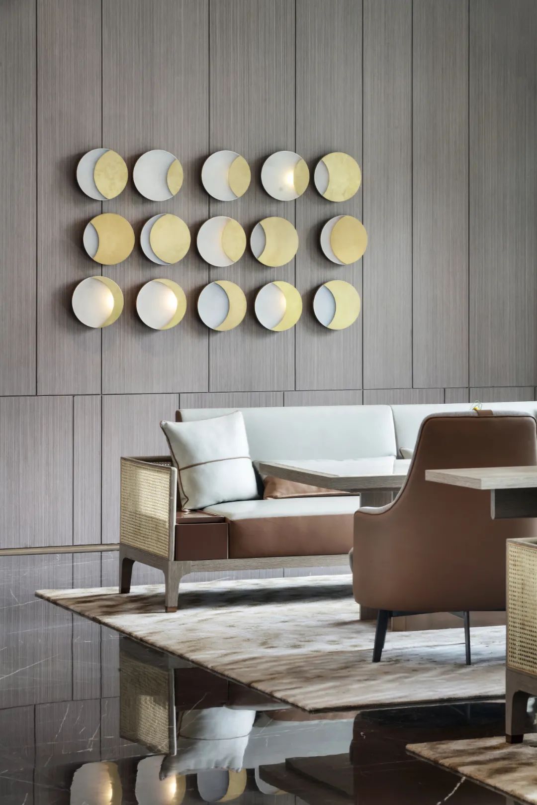 青岛悦海府售楼处 | 海洋主题的现代东方空间设计-24