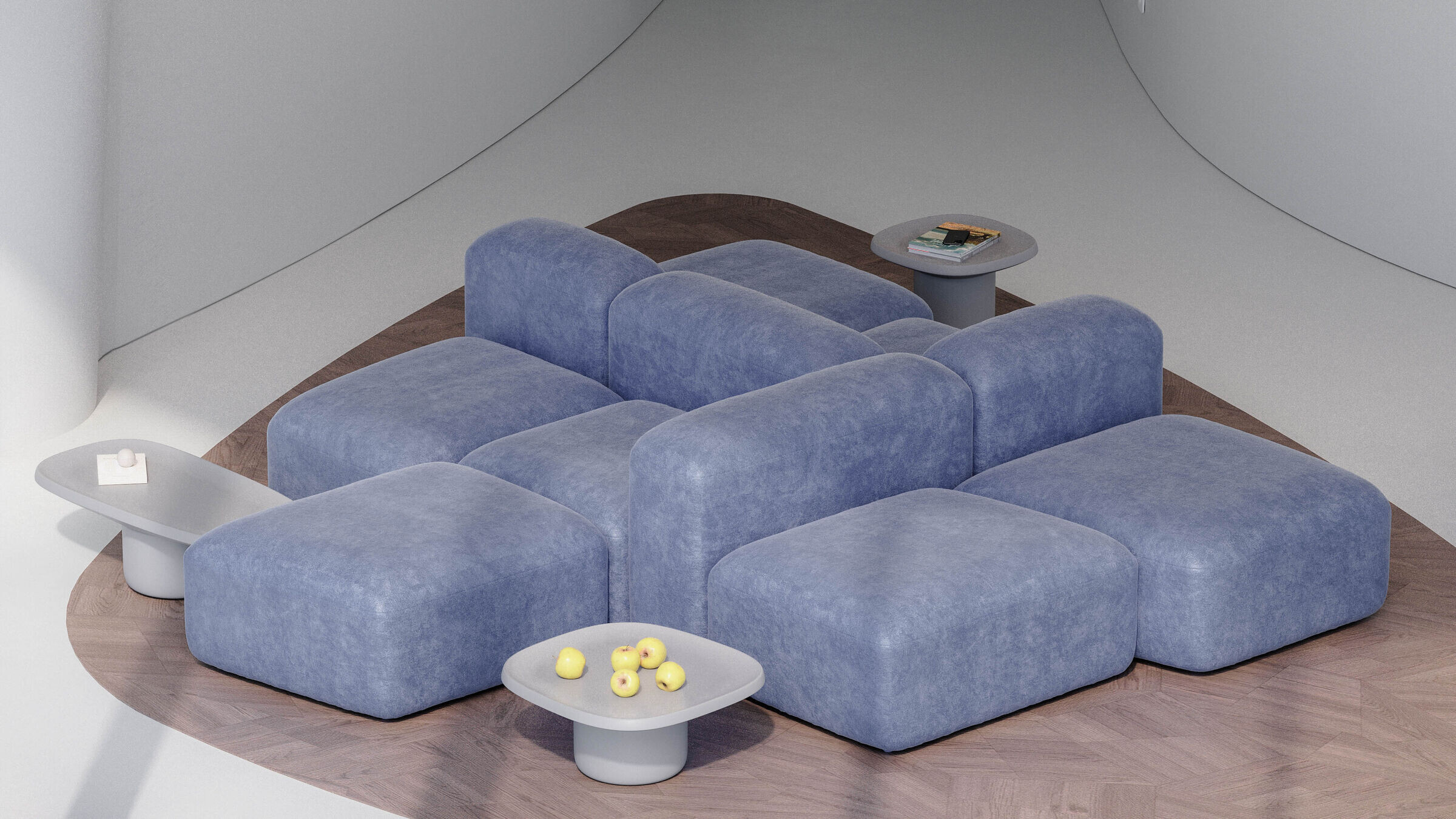 曲线玻璃幕墙打造动态空间丨STIPFOLD-6