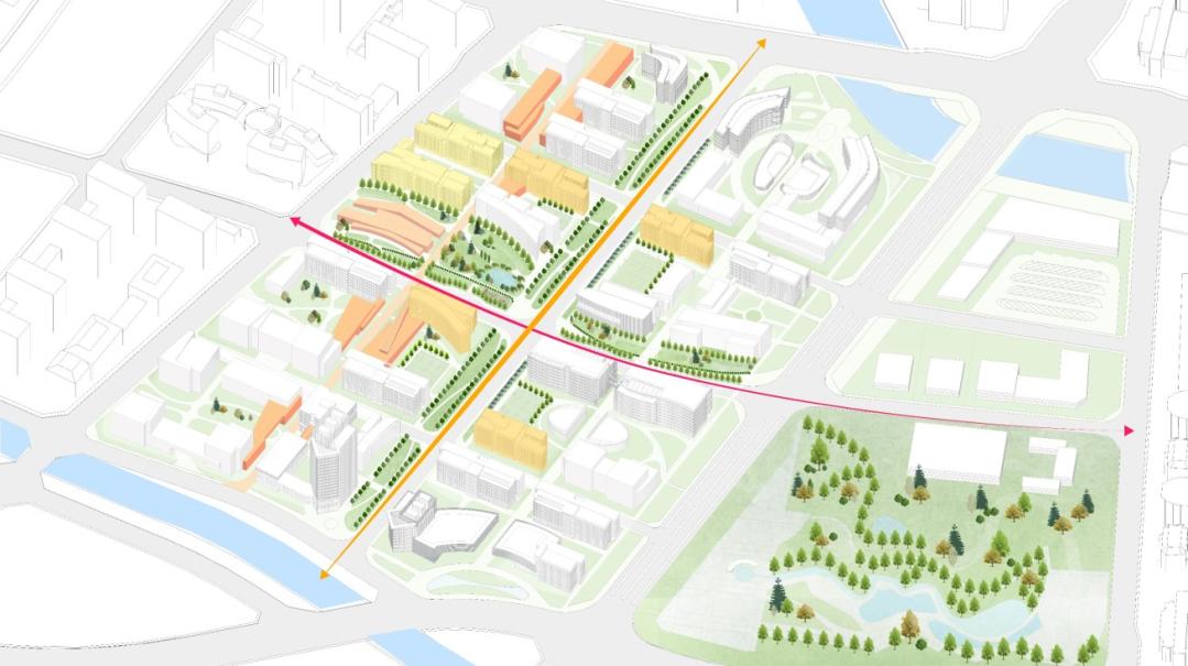 北京门头沟区石龙高新技术产业园丨中国北京丨Heller Manus Architects-13