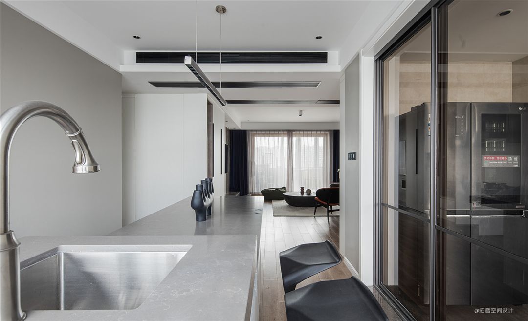 绍兴融创越州府现代大平层 | 双倍空间，大胆用色-43