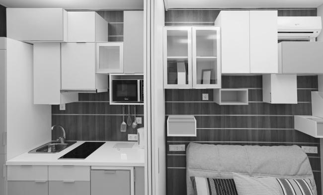 小面积公寓设计概念项目丨俄罗斯莫斯科丨Arch group-22