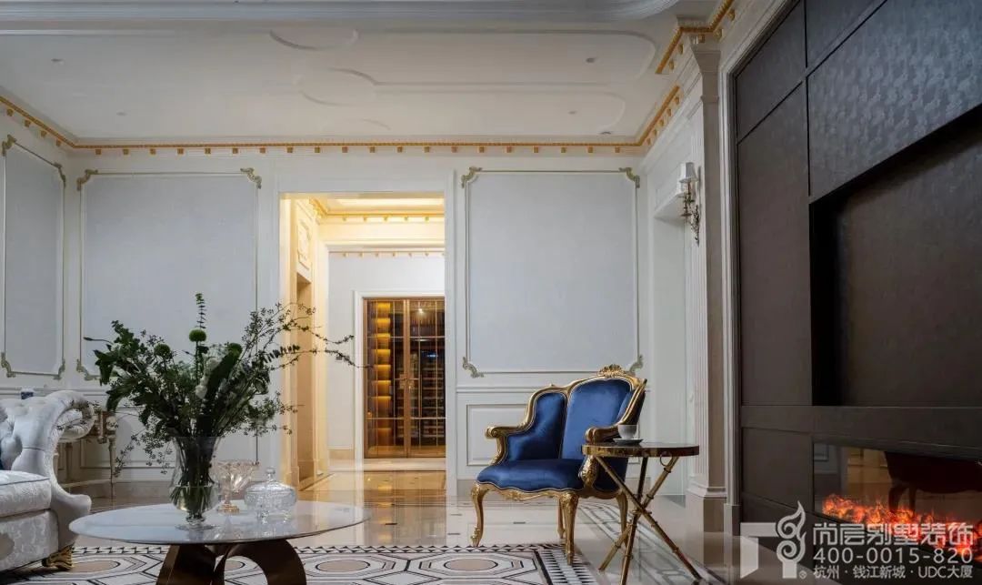 新古典主义 1200㎡独栋别墅设计丨尚层别墅装饰-32