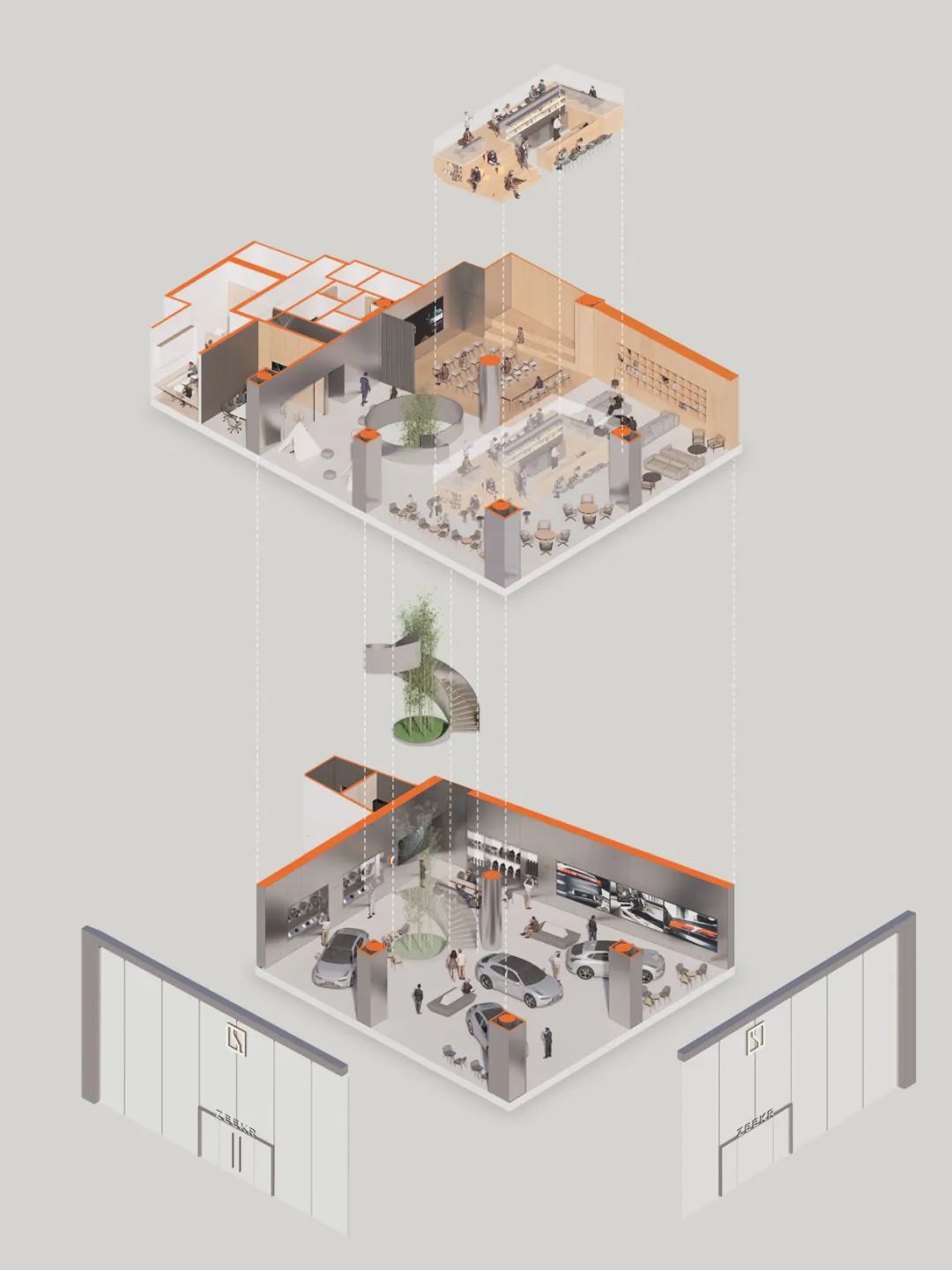 极氪中心·成都太古里丨中国成都丨HATCH Architects 汉齐建筑-5