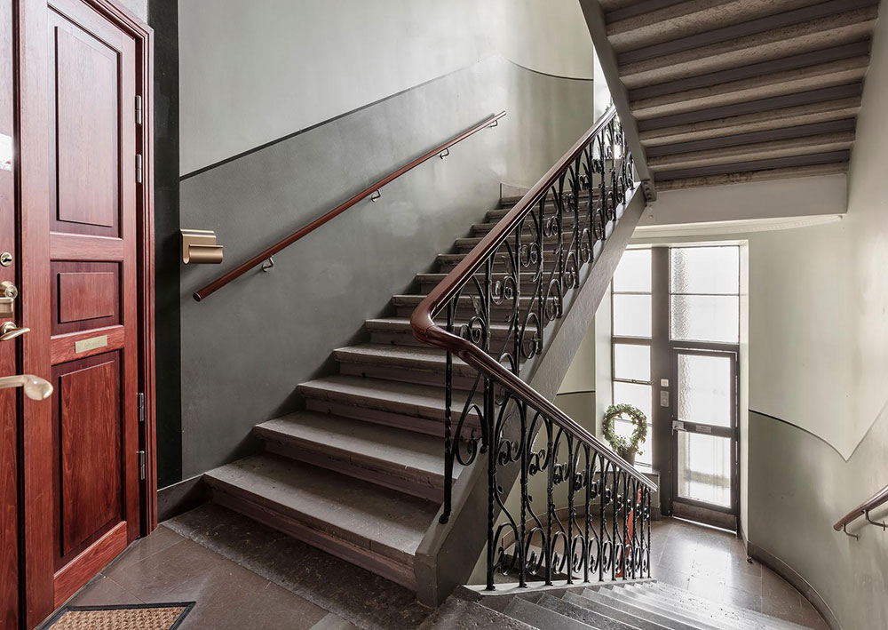 哥德堡优雅公寓，极简设计突显百年建筑之美-27