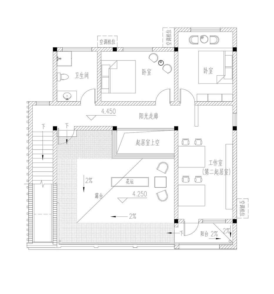渭南八一村的玻璃砖住宅丨中国渭南丨XAUAT-46