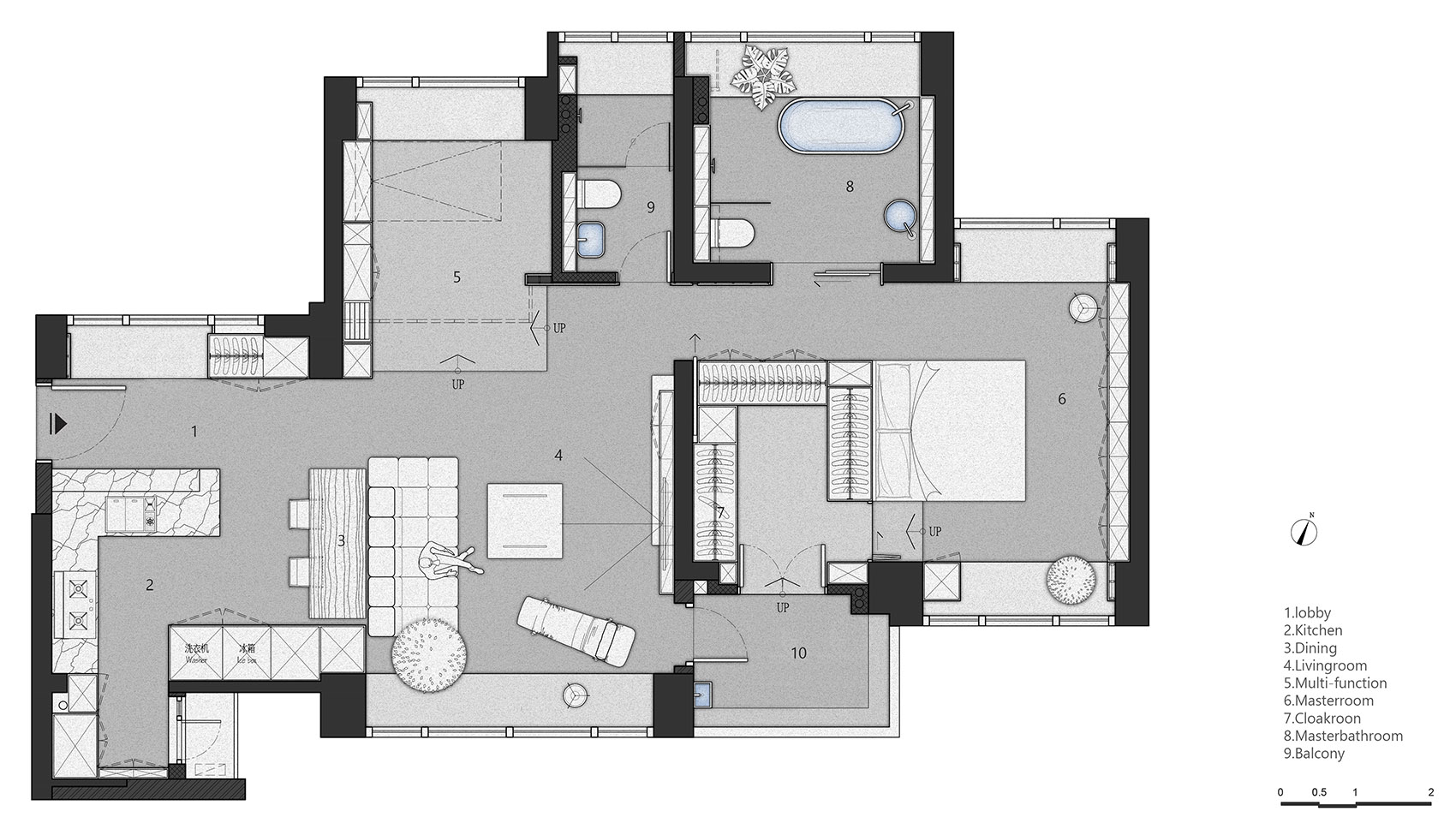 交叠空间的光与影丨中国深圳丨广州几筑空间设计有限公司-122