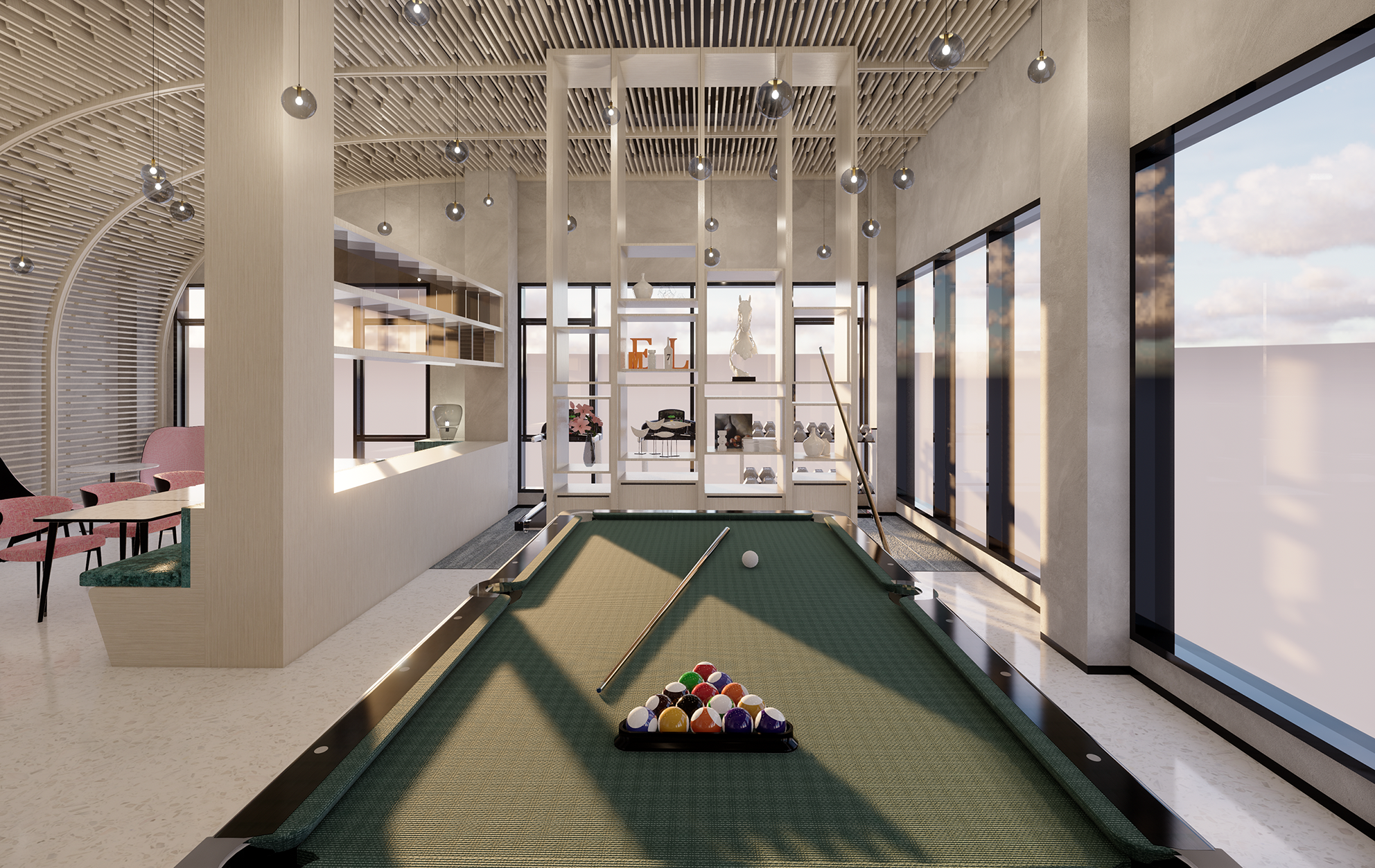 SD丨万科【最美泊寓】-深圳福永15巷 首层公寓大堂设计-3