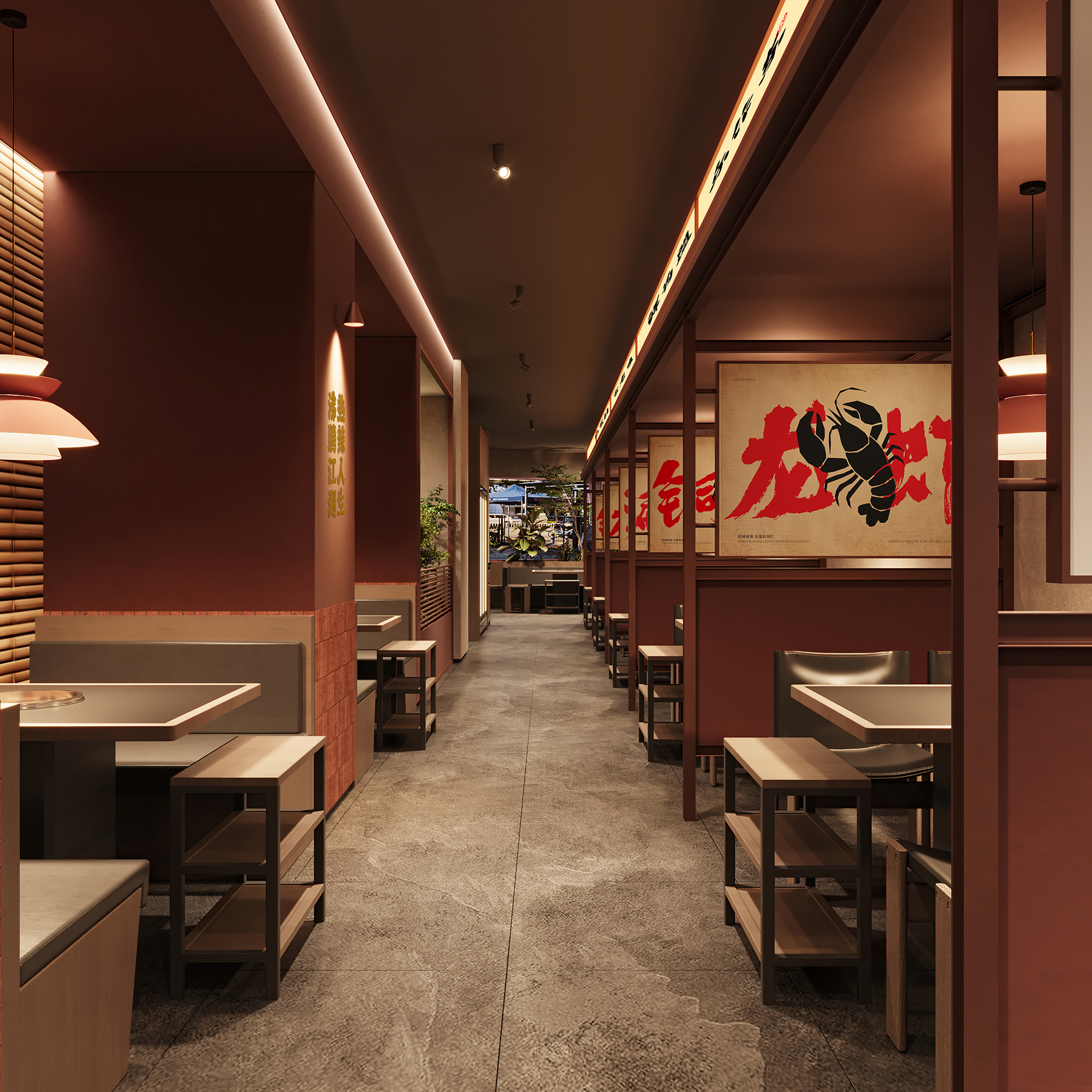 彭乐小龙虾铜锅涮肉丨中国徐州丨魔戏空间设计 ®  ABDdesign ®-59