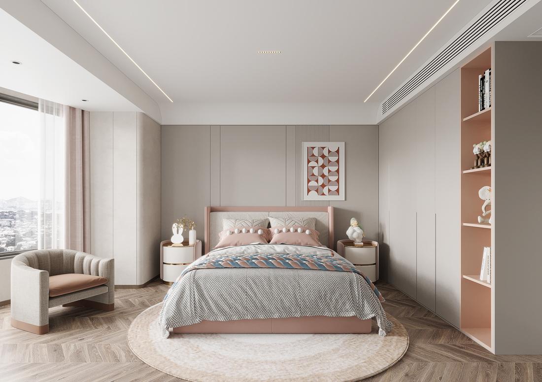 芜湖宜禾设计丨平层丨
美设奖×最佳居住空间奖（效果图）×无垠-8