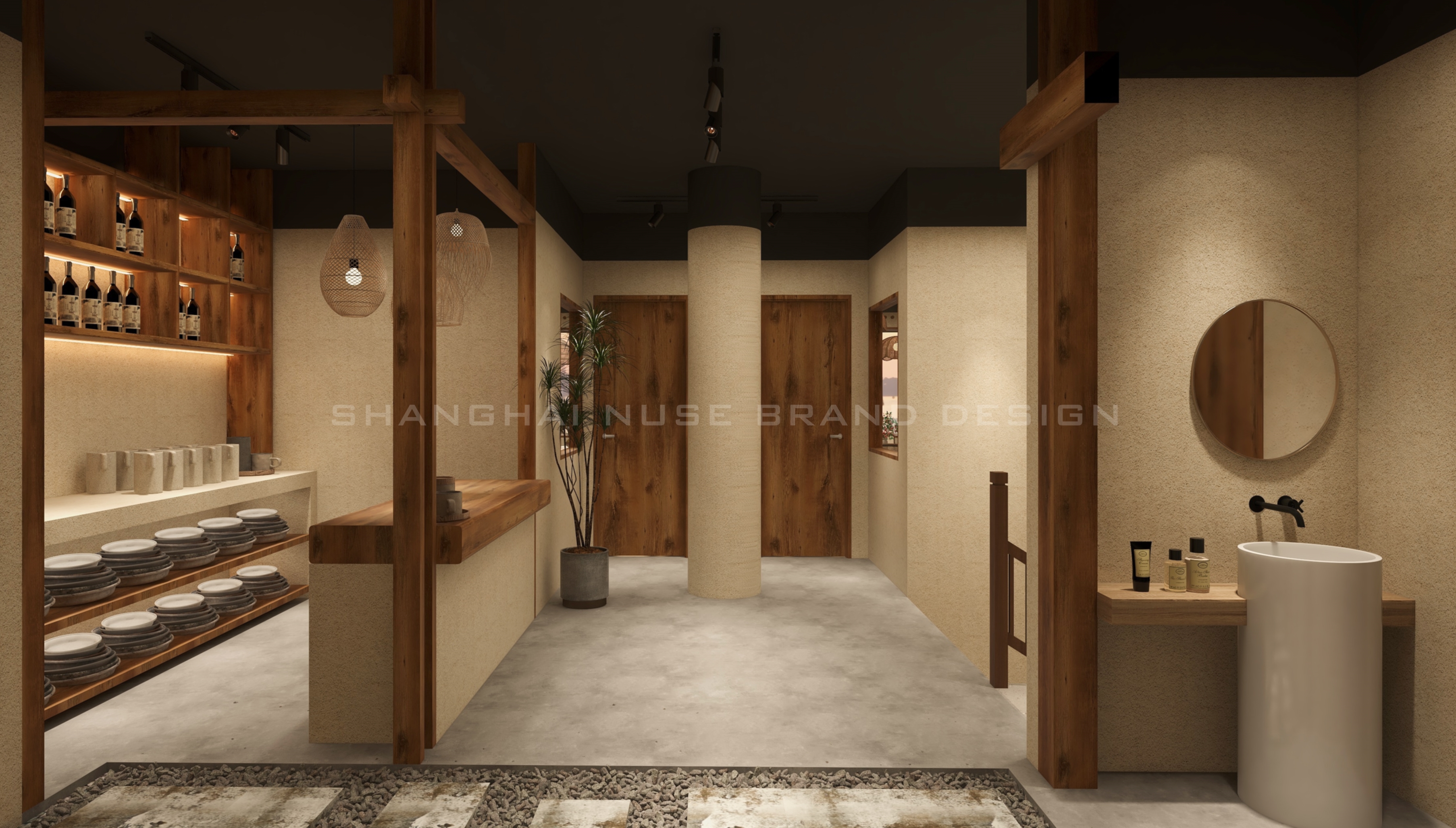 治愈系乡野烤肉空间丨木村空间设计有限公司-34