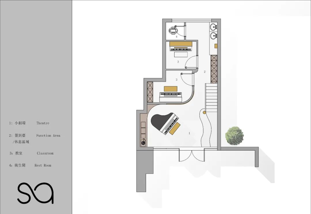 菲格钢琴艺术中心丨长沙另存為全案设计-16