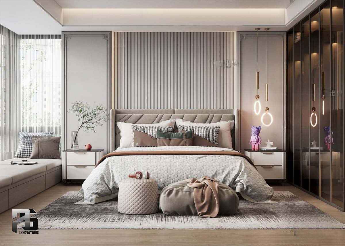 Bedrooms 3d modern styles-4