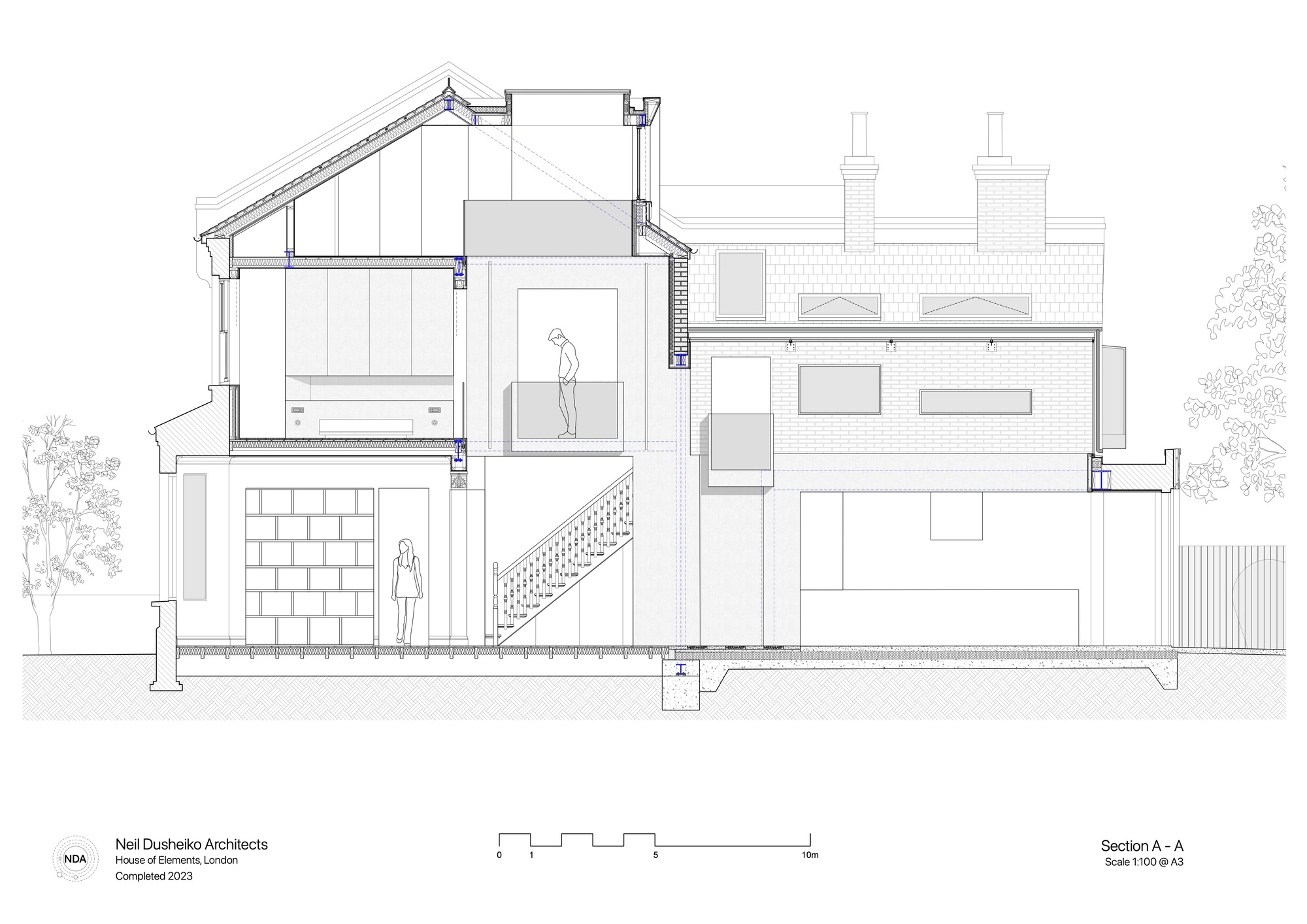 元素之屋丨英国伦敦丨Neil Dusheiko Architects-46