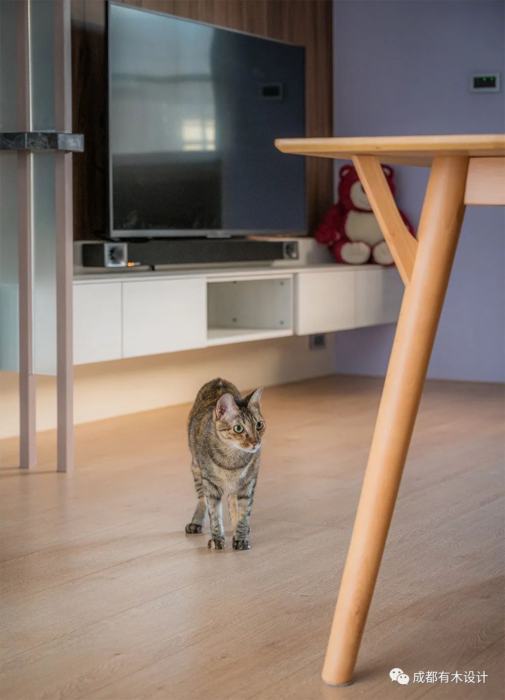 现代简约原木色清朗宅邸丨基因皓-58