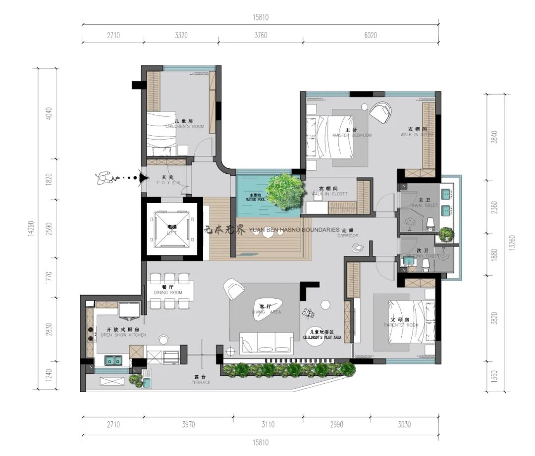 《龙湖揽镜》 | 自然山水元素与现代家居的完美融合-31