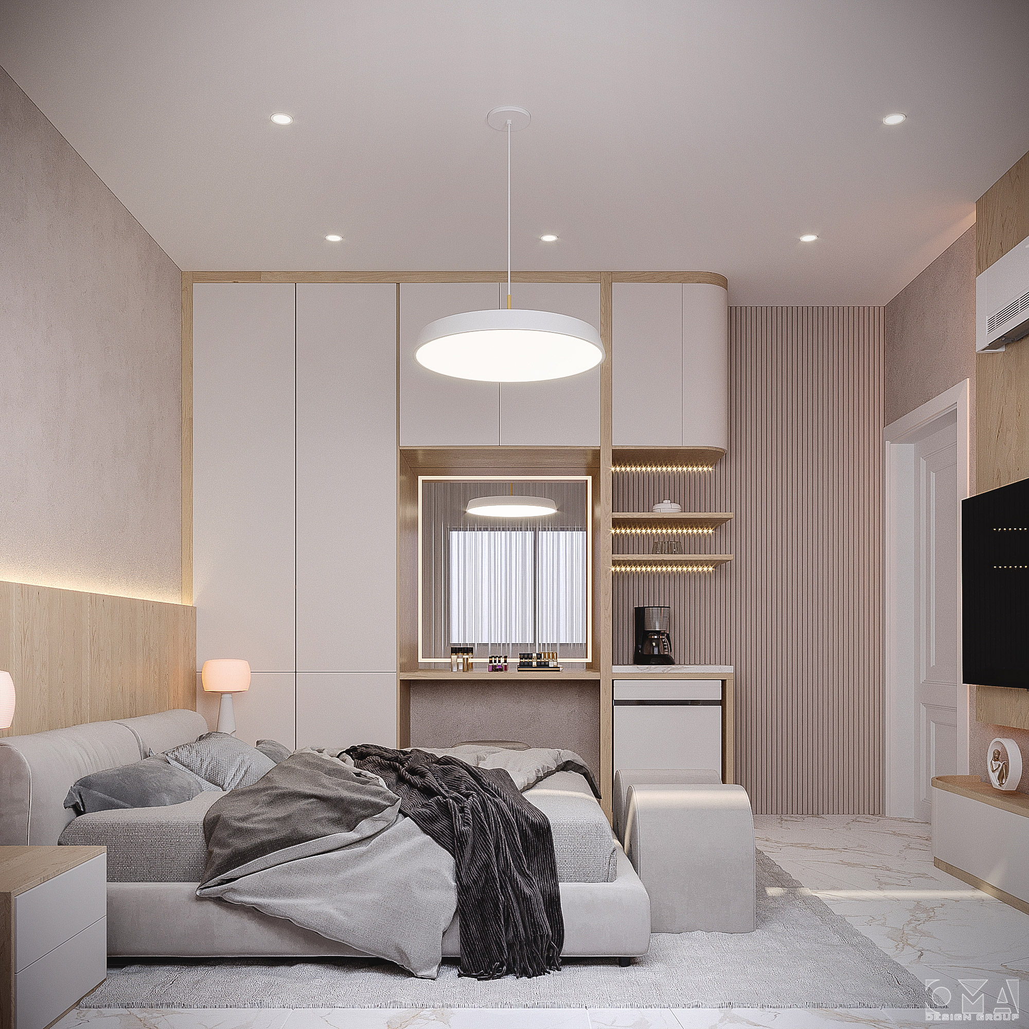 撒哈拉酒店室内设计复式套房丨沙特阿拉伯丨SPIRE-18